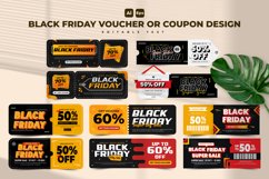 Black Friday Voucher Design Template V3 Product Image 1