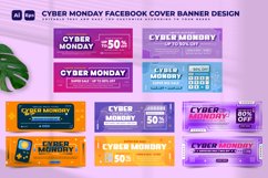 Cyber Monday Banner Design Template V3 Product Image 1