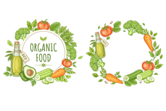 Organic Food and Eco Grocery Design Kit Product Image 4