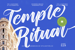 Temple Ritual - Modern Handbrush Font Product Image 1