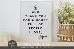 Amen SVG, Home SVG, Love SVG, Cricut File Product Image 1