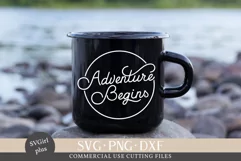 Adventure Begins SVG, Travel SVG, Holiday SVG Product Image 1
