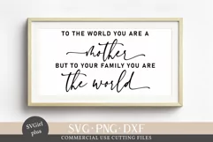 Mother SVG, Mother's Day SVG, Cricut Files Product Image 1