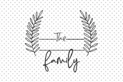 First Name Family Monogram Svg, Family Monogram Svg Product Image 2
