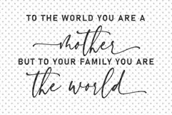 Mother SVG, Mother's Day SVG, Cricut Files Product Image 2