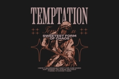 Temptation Streetwear From Chaos T-shirt Design Product Image 1