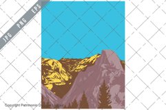 Tenaya Canyon and Half Dome From Glacier Point Yosemite WPA Product Image 1
