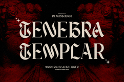 Tenebra Templar | Blackletter Typeface Product Image 1