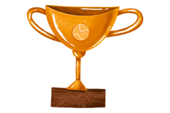 Hand Drawn Tennis Clipart Set with Rackets, Trophy and Sport Product Image 13