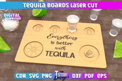 Tequila Shot Board | Shot Serving Tray | Shot Glass Holder Product Image 1