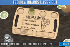 Tequila Board Laser Cut | Tequila Shot Board | Glass Holder Product Image 1