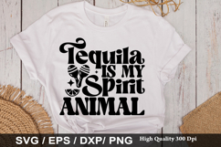 Tequila Is My Spirit Animal SVG - Cinco De Mayo Design Product Image 1