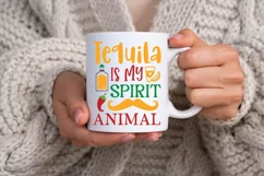 Tequila Is My Spirit Animal SVG, Cinco De Mayo SVG Design Product Image 2