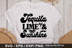 Tequila Lime &amp; Sunshine SVG - Cinco De Mayo Design Product Image 1
