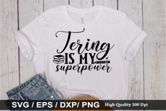 Teaching Is My Super Power SVG - Teacher Design Product Image 1
