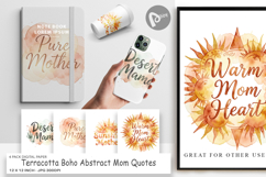 Terracotta Boho Mom Digital Paper Product Image 1