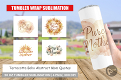 Terracotta Boho Mom Tumbler Product Image 1