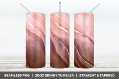 Watercolor Terracotta PNG Background for 20oz Skinny Tumbler