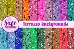 Terrazzo Digital Paper Backgrounds Product Image 1
