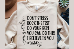 Test Day Motivation Svg Design Product Image 2