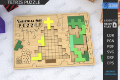 Tetris Puzzle Laser Cut|Blocks Puzzle|Board Game|Montessori Product Image 1
