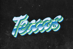 Texas Vintage Text Effect Product Image 4