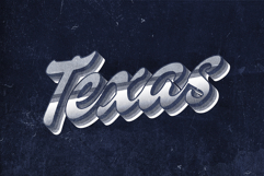 Texas Vintage Text Effect Product Image 5