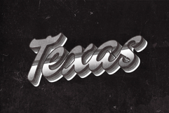 Texas Vintage Text Effect Product Image 6