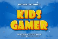 Kids Gamer Editable Text Effect Product Image 1