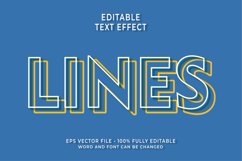 Lines Editable Text Effect Product Image 1