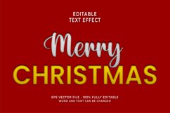 Merry Christmas Editable Text Effect Product Image 1