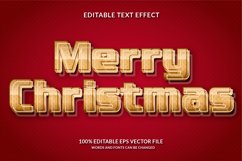 Merry Christmas Editable Text Effect Product Image 1