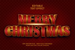 Merry Christmas Editable Text Effect Product Image 1