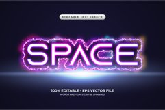 Realistic Space text effect Product Image 1