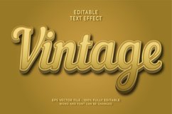 Vintage Editable Text Effect Product Image 1