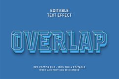 Overlap Editable Text Effect Product Image 1