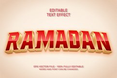 Ramadan Editable Text Effect Product Image 1