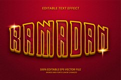 Ramadan Editable Text Effect Product Image 1