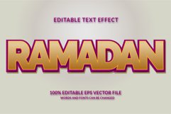 Ramadan Editable Text Effect Product Image 1