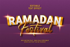 Ramadan Editable Text Effect Product Image 1