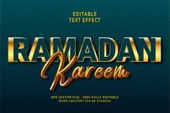 Ramadan Editable Text Effect Product Image 1