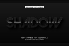 Editable 3D Black Shadow text effect Product Image 1