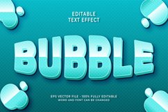 Bubble Editable Text Effect Product Image 1