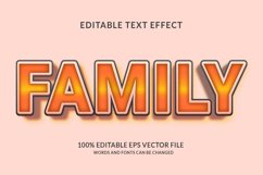 Family Editable Text Effect Product Image 1