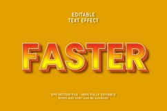 Faster Editable Text Effect Product Image 2