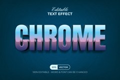 Chrome Text Effect Style Product Image 1