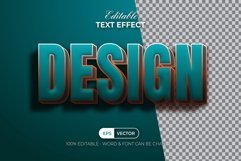 3D Text Effect Green Design Style Product Image 2