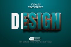 3D Text Effect Green Design Style Product Image 3