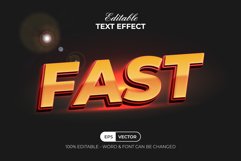 3D Text Effect Fast Style Product Image 1