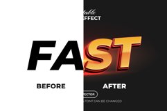 3D Text Effect Fast Style Product Image 2